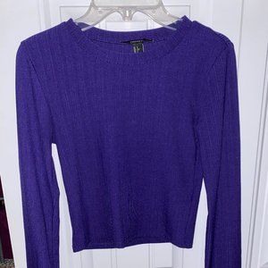 Forever 21 long sleeve crop top